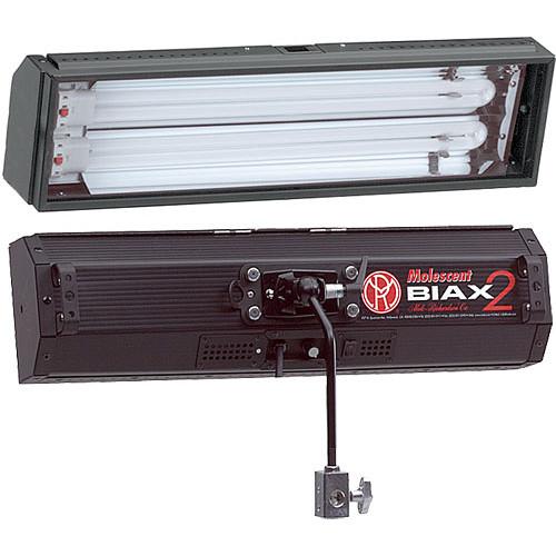 Mole-Richardson Biax-2 Omni Fluorescent Light with Local Dimming - 110 Total Watts