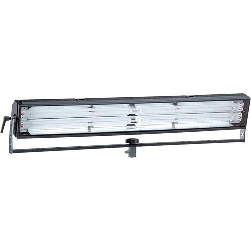 Mole-Richardson Biax-4L Fluorescent Long Fixture with Yoke, Local, DMX Dimming - 220 Total Watts