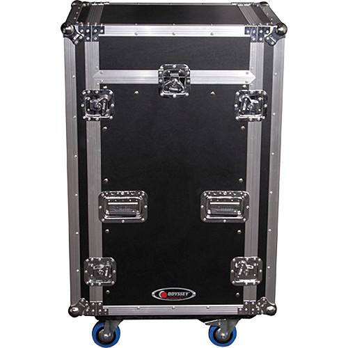 Odyssey Innovative Designs FZGS1116W Flight Zone Glide Style Slanted Combo Rack Case