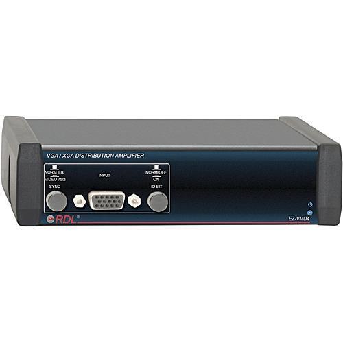 RDL EZ-VMD4 1x4 VGA XGA Distribution Amplifier