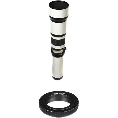 Bower 650-1300mm f 8-16 Manual Focus Lens for Canon EOS