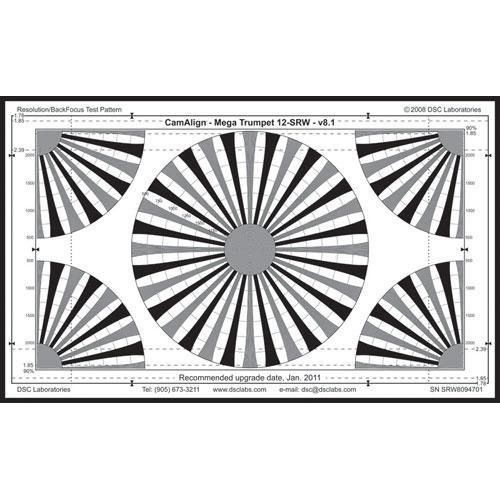 DSC Labs MegaTrumpet 12 Senior Resolution & Focus Chart