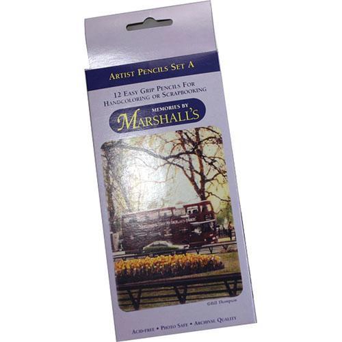 Marshall Retouching MSMMSETA Memories by Marshalls Easy Grip Artist Pencils