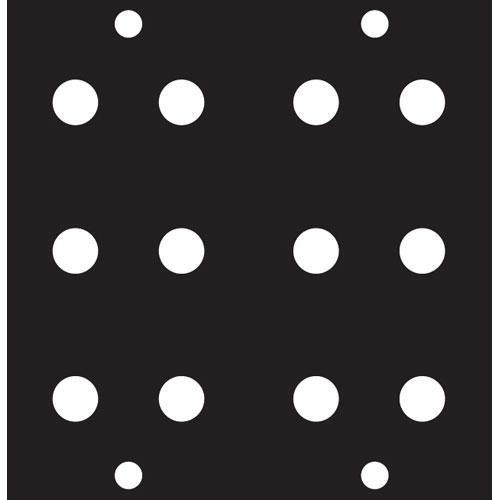 Middle Atlantic Six 3 8" Banana Jack Punchout Panel