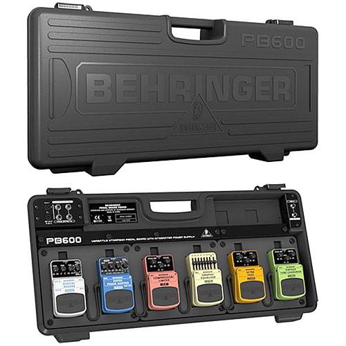 Behringer PB600 Universal Effects Pedalboard with 9V Power Supply