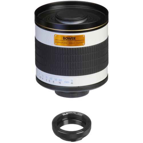 Bower 500mm f 6.3 Manual Focus Telephoto Lens for Minolta MD