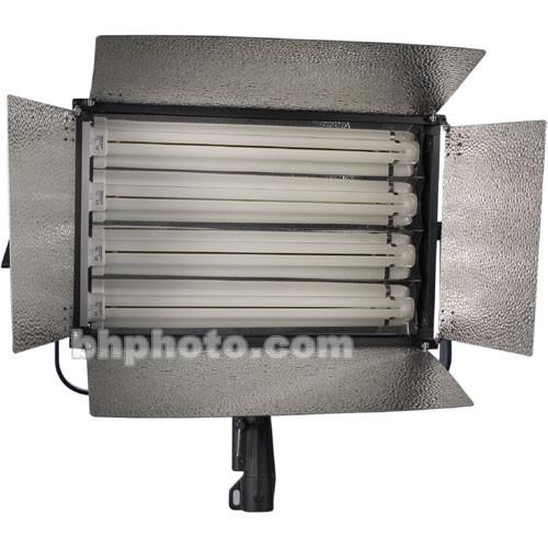 ikan Single Line 4 Tube Fluorescent Fixture with DMX Dimming Control - 220 Total Watts