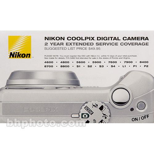 Nikon 2-Year Extended Service Coverage for Nikon Coolpix Digital Cameras, Nikon, 2-Year, Extended, Service, Coverage, Nikon, Coolpix, Digital, Cameras