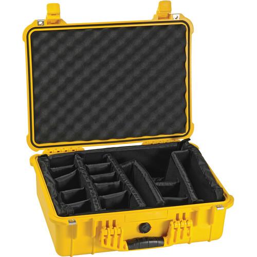 Pelican 1524 Waterproof 1520 Case with Padded Dividers