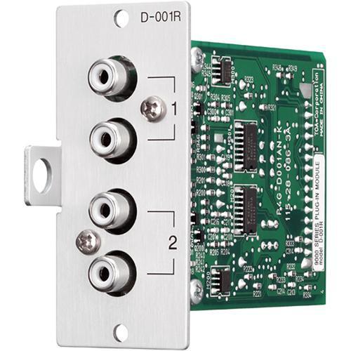 Toa Electronics D-001R Dual Unbalanced Line Input Module with DSP