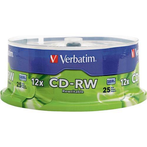 Verbatim CD-RW 700MB Rewritable High Speed Recordable Disc