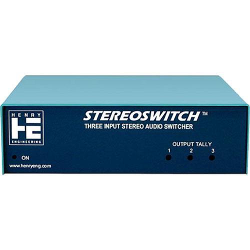 Henry Engineering Stereo Switch - Three Stereo Input, Single Stereo Output Source Switcher