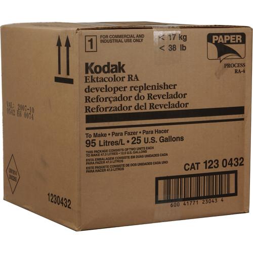 Kodak Ektacolor RA Developer Replenisher for Color Negative Paper - Makes 25 Gallons