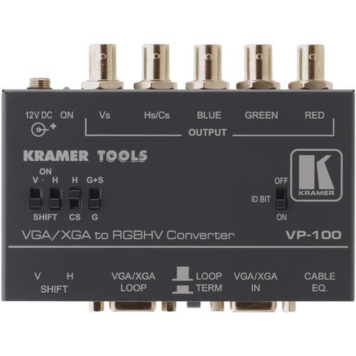 Kramer VP-100 VGA to RGBHV Interface Converter - BNC, HD-15