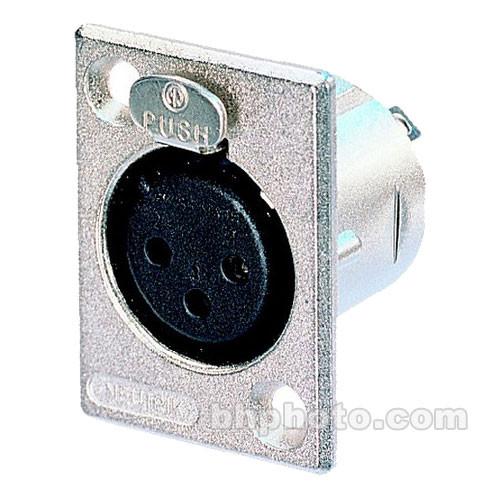 Neutrik NC3FP1 Three-Pin Female Chassis-Mount XLR Connector
