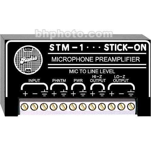 RDL STM-1 - Stick-On Series Single Channel Microphone Preamplifier