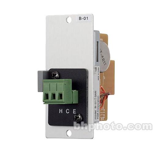 Toa Electronics B-01S - Line Level Terminal Block Input Module for 900 Series Amplifiers