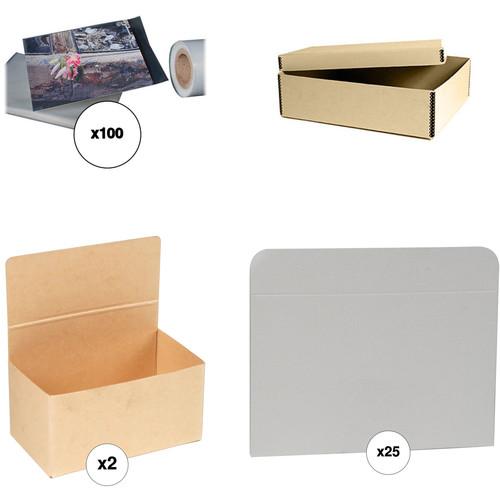 Archival Methods Metal Edge Quantity Print Organizer Kit for 4 x 6" Photos
