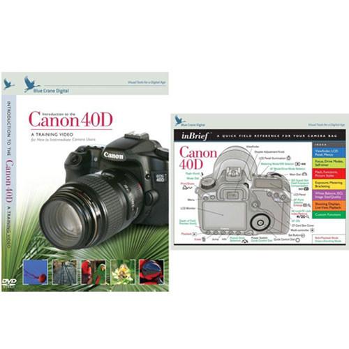 Blue Crane Digital DVD and Guide: Combo Pack for the Canon EOS 40D Digital SLR Camera