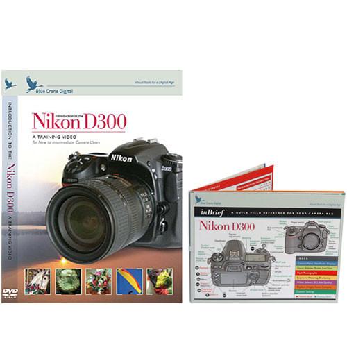 Blue Crane Digital DVD and Guide: Combo Pack for the Nikon D300 Digital SLR Camera