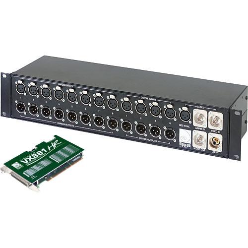 Digigram VX881HR with BOB8 - 8-Channel Digital Input Output, 24-Bit 192kHz PCI Sound Card with BOB8 Breakout Box - Windows