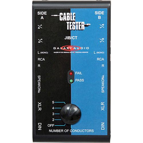 Galaxy Audio JIB CT Jacks in the Box Cable Tester