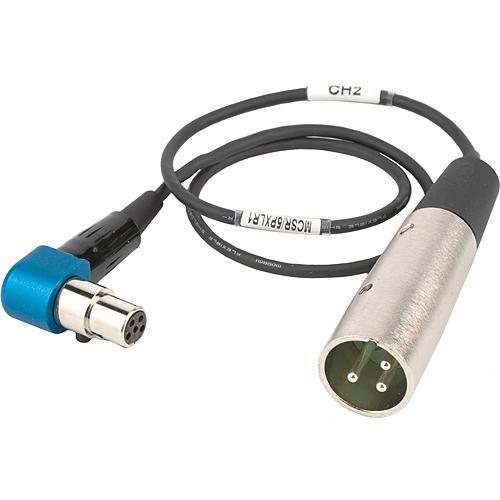 Lectrosonics Right-Angle TA5-Female to XLR Cable for Lectrosonics SR Receiver 20"