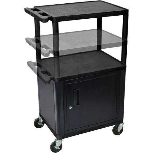 Luxor 16-42" Adjustable Height LP Table w Cabinet Electric