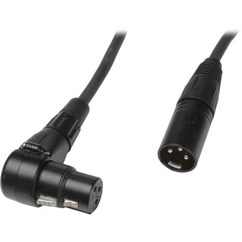 Pro Co Sound MasterMike XLR Male to XLR Angled Female Lo-z Microphone Cable - 50