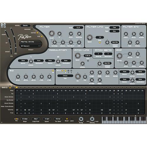 Rob Papen RG Virtual Rhythm Guitar Plug-in Instrument