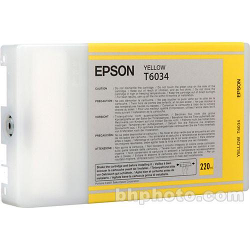 Epson T603400 Yellow UltraChrome K3 Ink Cartridge