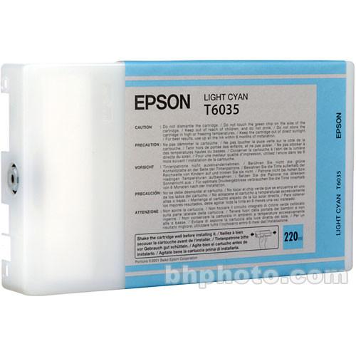 Epson T603500 Light Cyan UltraChrome K3 Ink Cartridge