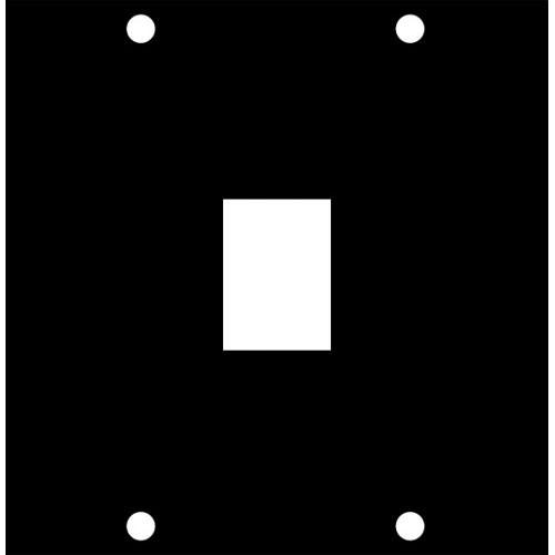 Middle Atlantic KEY-1 UCP Panel with Keystone Bevel for UCP-SF