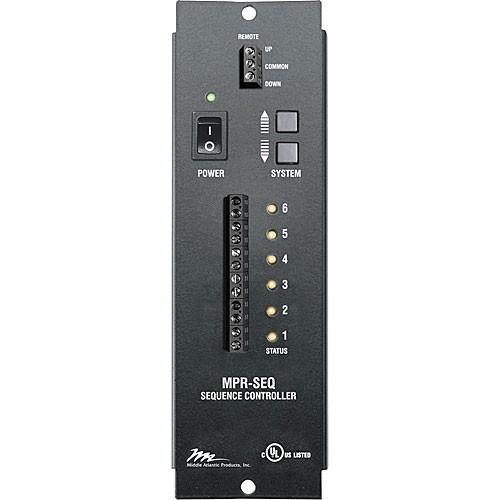 Middle Atlantic MPR-SEQ Modular Sequencing Controller