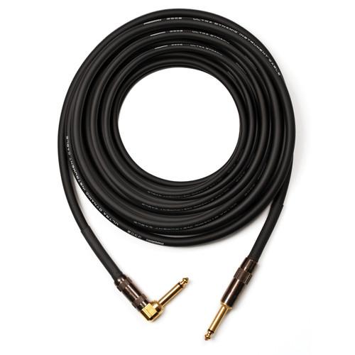 Mogami Platinum TS 1 4" Male to TS 1 4" Angled Male Guitar Cable [20