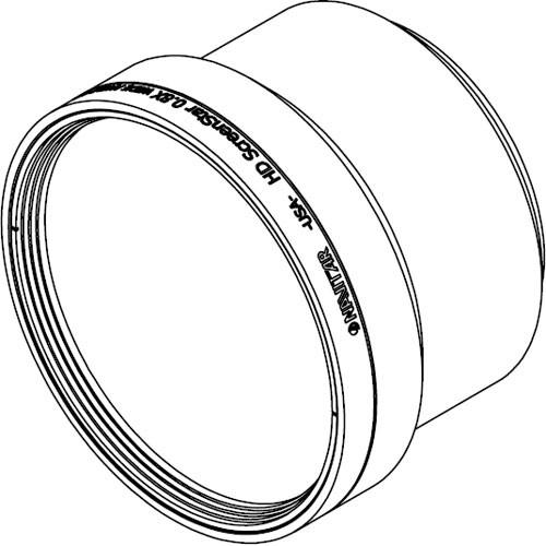 Navitar 0.8X HD ScreenStar Wide-Angle Conversion Lens for HD 16:9 Multimedia Projectors