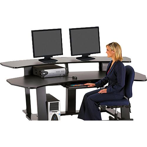 Winsted E4553 94"-Wide Digital Desk with Curved Table Top