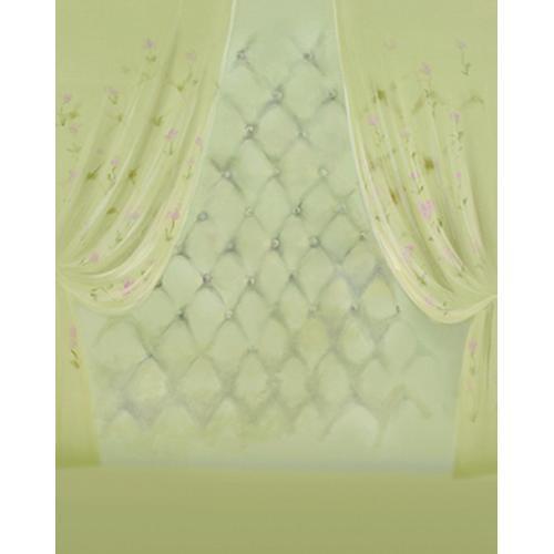 Won Background Muslin Xcanvas Background - Green Curtain - 10x10