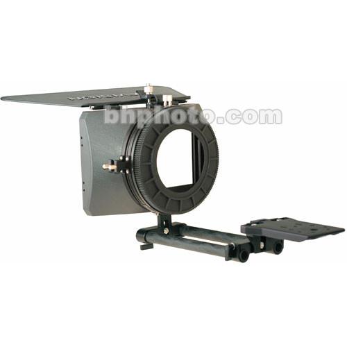 Cavision 4x5.65 Hard Shade Matte Box Kit - for JVC GY-HD100U Camcorder, 15mm Rod Support, French Flag, 82mm Adapter