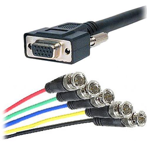 Comprehensive HR Pro Series VGA HD15 Female Jack to 5 BNC Male 2