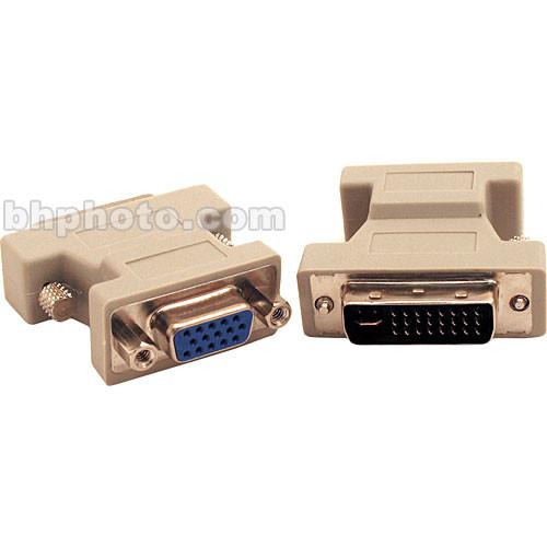 Hosa Technology Computer Video DVI-I Male to VGA 15-Pin Female Monitor Adapter
