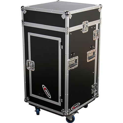 Odyssey Innovative Designs FRGS1016WDLX Flight Ready Glide Style Combo Rack Case Deluxe