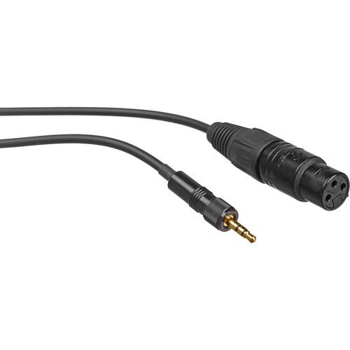 Remote Audio 3-Pin XLR Female to 3.5mm TRS Locking Adapter Cable for Sennheiser G2 Transmitter