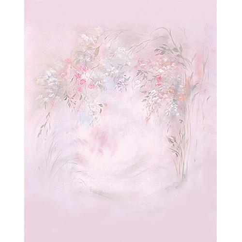 Won Background Muslin Xcanvas Background - Pink Floral - 10x10