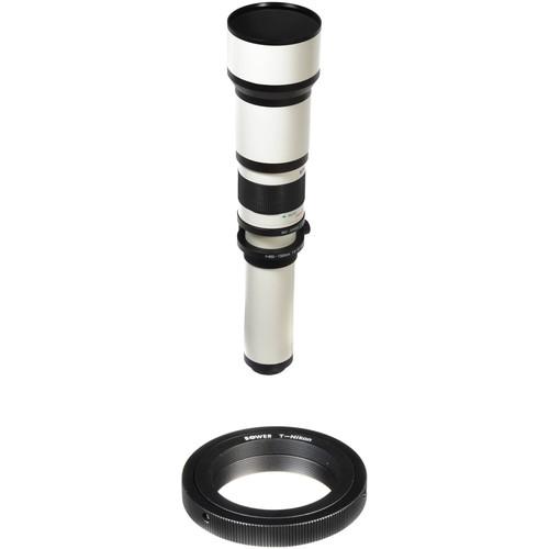 Bower 650-1300mm f 8-16 Manual Focus Lens for Nikon