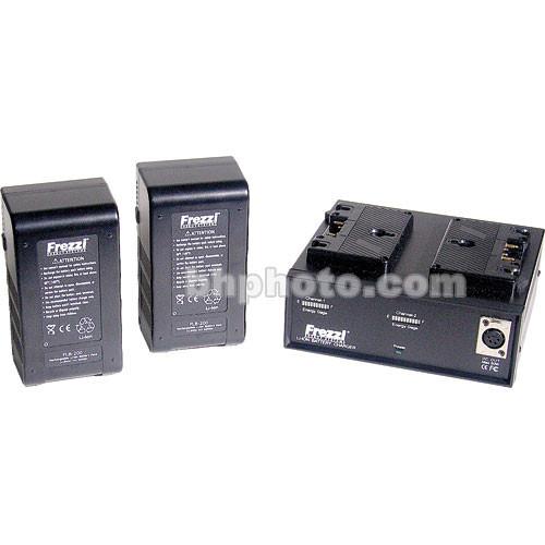 Frezzi LP-3 Lithium-Ion Power Package - 2 FLB-200, FLC-2, AB 3-Stud Battery Style