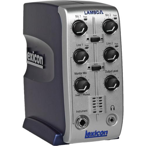 Lexicon Lambda Studio - 5 Input 2 Output Desktop Recording Studio with Bundled Software - Mac OS X and Windows XP