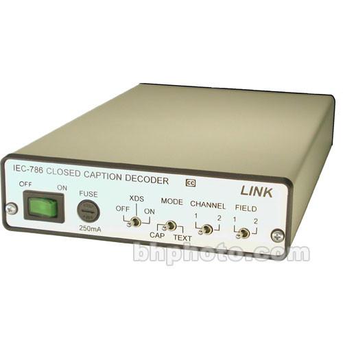Link Electronics IEC-786 Closed Caption Decoder - NTSC, Composite , CC1, CC2, T1,T2