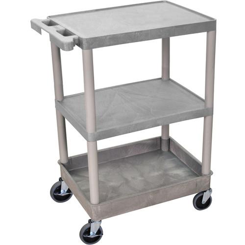 Luxor 24x18" HD Utility Cart 3-Shelf