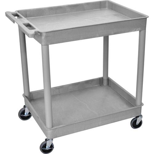Luxor TC11 32 x 24" Two Shelf Heavy-duty Utility Cart